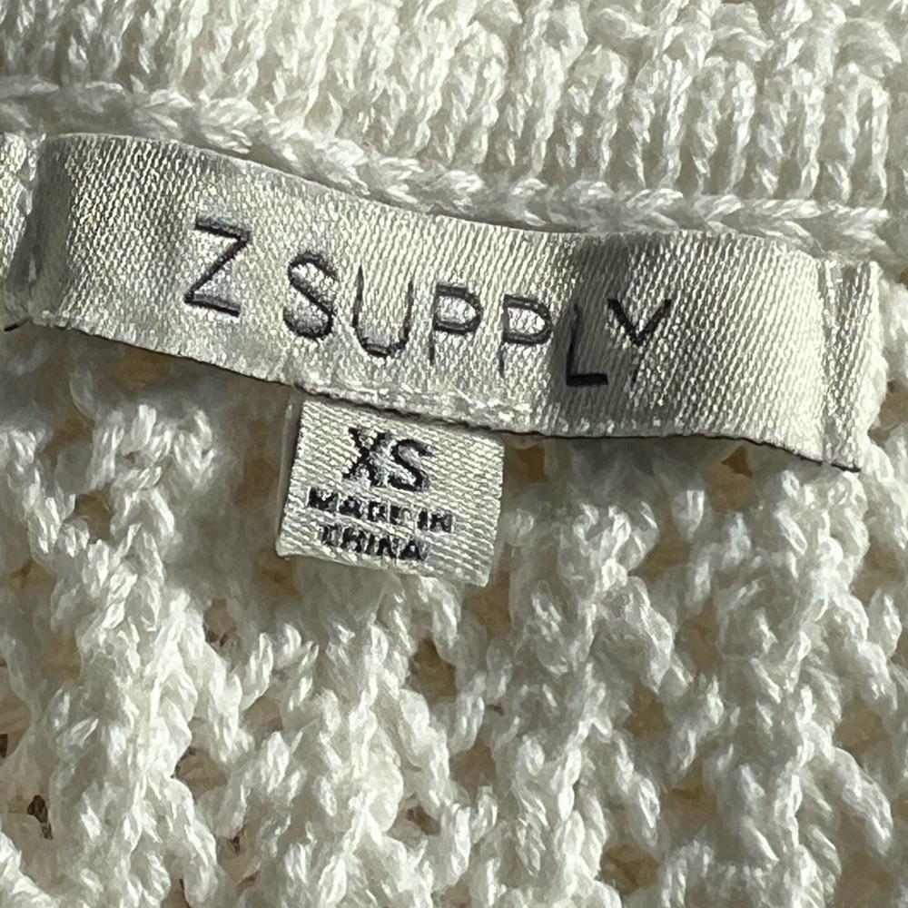 Z SUPPLY Kiami Crochet Sweater XS - Picture 10 of 13